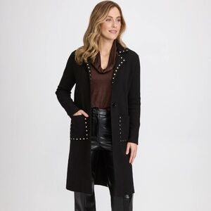 Stud embellished cardigan